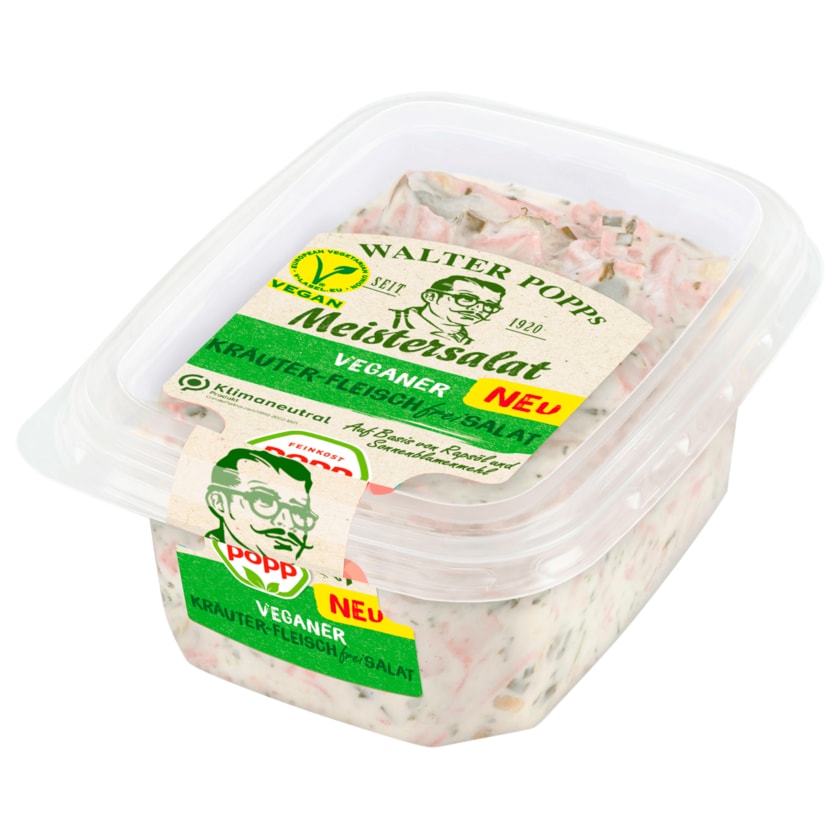Walter Popps Meistersalat Kräuter-Fleisch-frei-Salat vegan 150g
